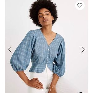 Madewell x Christy Dawn Striped Emmy shirt